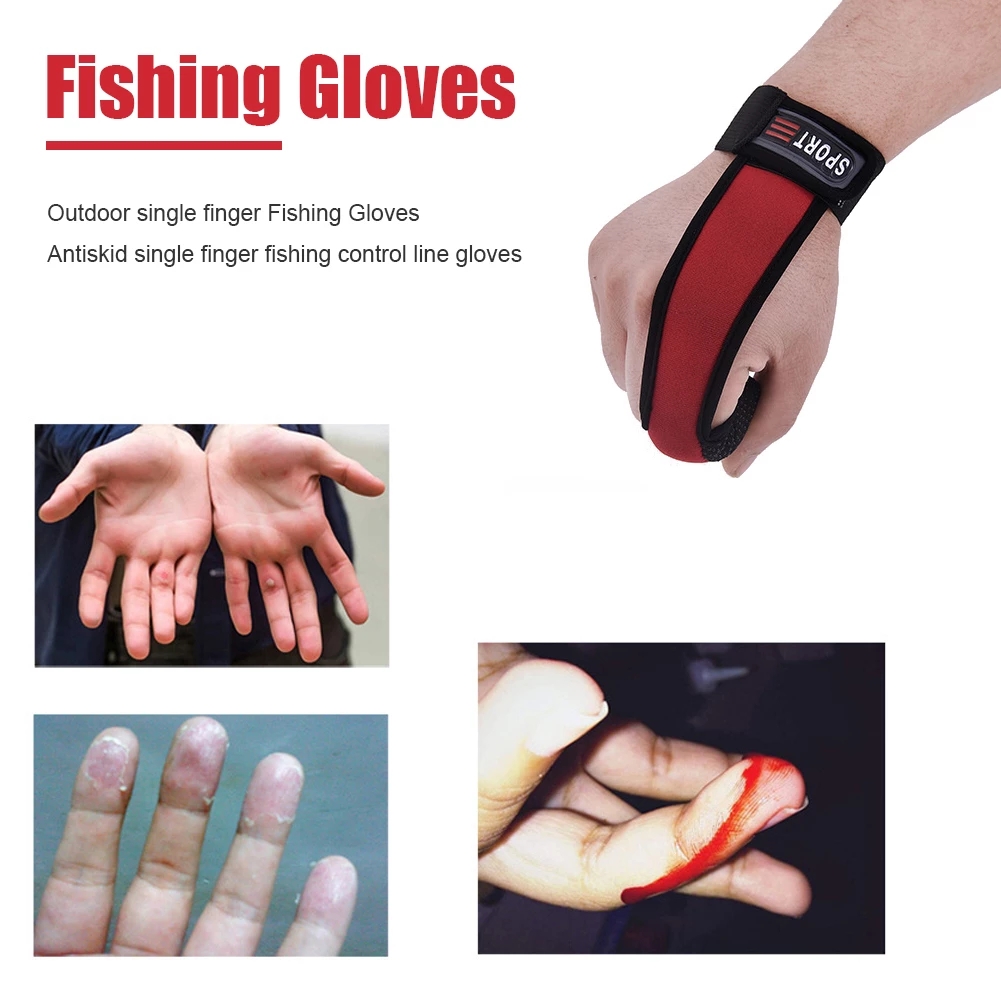 Spearfishing Glove - Fishing Gloves 1 Fingers Protector Breathable