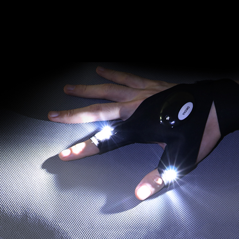 Fingerless Glove LED Flashligh - Spearfishing Glove recension och pris