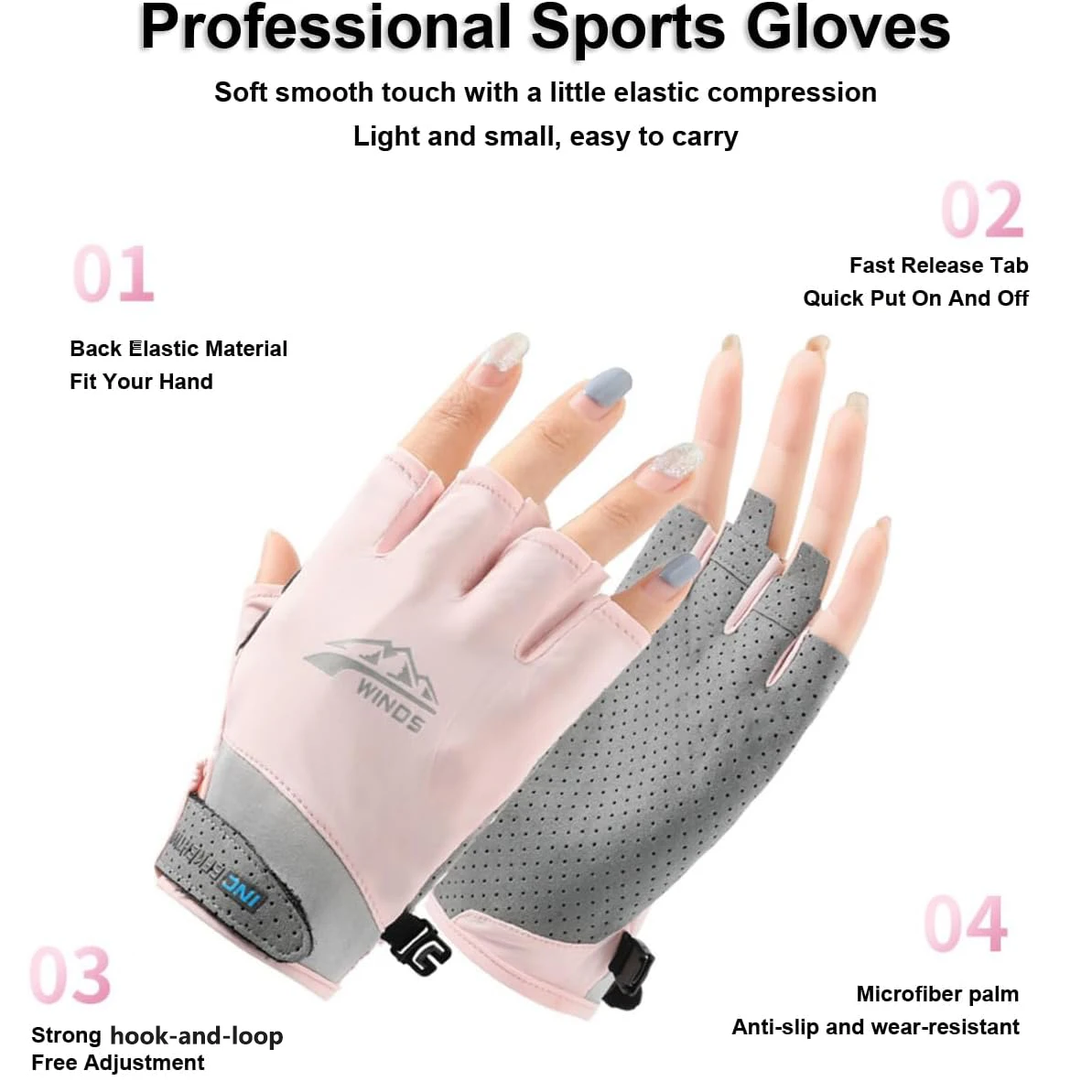 1 Pair Fingerless Driving/Fish - Spearfishing Glove recension och pris